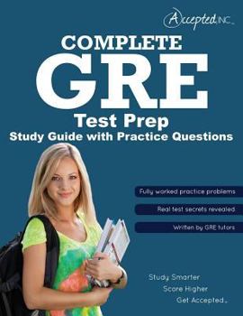 Paperback GRE Test Prep: Complete GRE Study Guide with Practice Test Questions Book