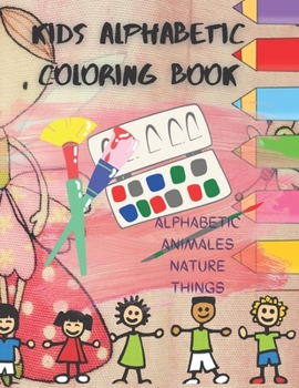 Paperback Kids Alphabetic Coloring Book