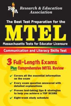 Paperback Mtel Communication & Literacy Skills (Rea) the Best Test Prep for the Massachusetts Tests for Educator Licensure: Field 01 Book
