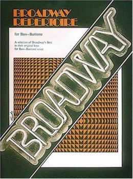 Paperback Broadway Repertoire for Bass/Baritone Book