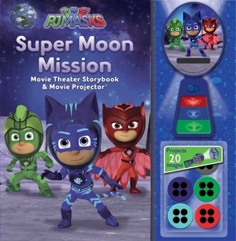 Hardcover Pj Masks: Super Moon Mission Movie Theater Storybook & Movie Projector Book