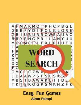 Paperback Word Search Easy Fun Games: 365 Word Search Puzzles Word Finds Games Book
