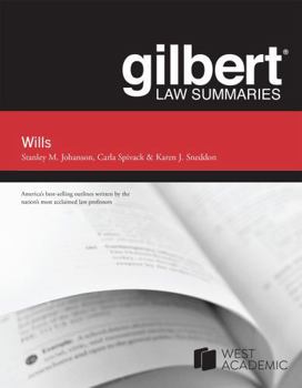 Paperback Gilbert Law Summaries on Wills Book