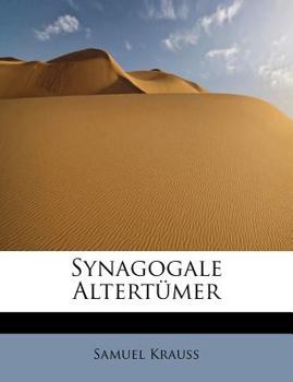 Paperback Synagogale Altertumer [German] Book