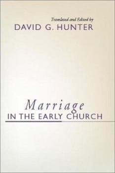 Paperback Marriage in the Early Church Book