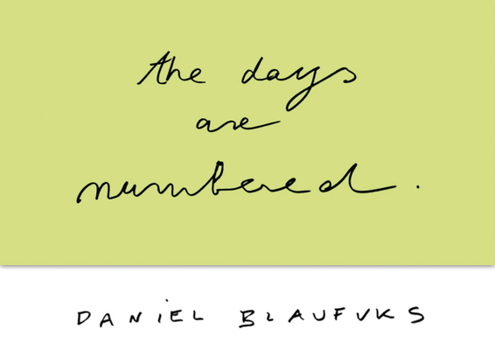 Hardcover Daniel Blaufuks: The Days Are Numbered Book