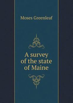 Paperback A survey of the state of Maine Book