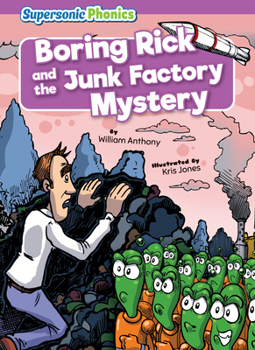 Library Binding Boring Rick and the Junk Factory Mystery Book