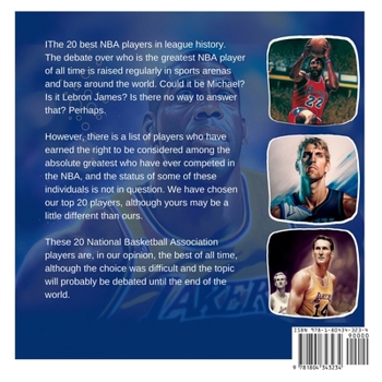 Paperback NBA Top Players: Statistics, Facts and Artistic Illustrations in Color [Large Print] Book