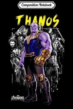 Composition Notebook: Kids Marvel Avengers Infinity War Thanos Up Front Graphic  Journal/Notebook Blank Lined Ruled 6x9 100 Pages