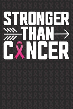 Stronger Than Cancer: Breast Cancer Awareness Journal 6X9 Blank Lined Journal Notebook | Breast Cancer Survivor Journal |Support Breast Cancer Research and Awareness