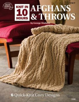 Paperback Knit in 10 Hours: Afghans & Throws Book