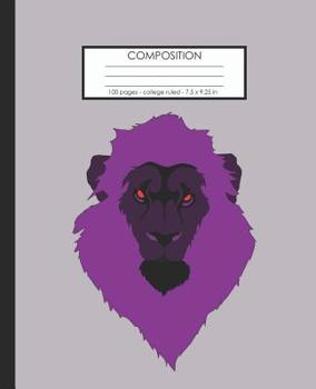 Paperback Composition: 100 pages college ruled 7.5 x 9.25 in Book