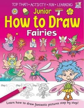 Paperback Junior How to Draw Fairies. Book