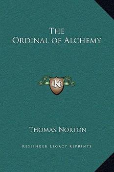 Hardcover The Ordinal of Alchemy Book