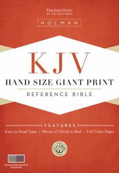 Imitation Leather Hand Size Giant Print Reference Bible-KJV [Large Print] Book