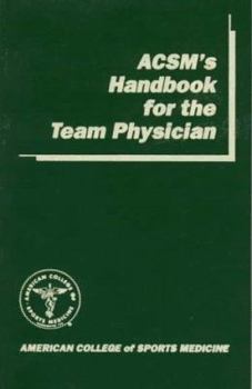 Paperback ACSM Handbook for the Team Physician Book