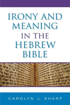 Hardcover Irony and Meaning in the Hebrew Bible Book