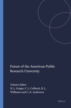Paperback Future of the American Public Research University Book
