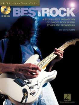 Paperback Best of Rock: A Step-By-Step Breakdown of Famous Rock Guitar Styles and Techniques Book