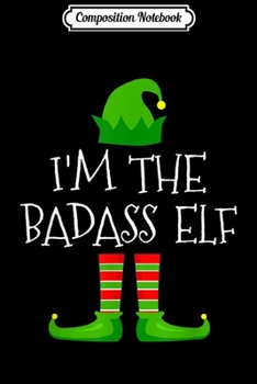 Paperback Composition Notebook: I'm The Bald Elf Family Matching Christmas Pajama Gifts Journal/Notebook Blank Lined Ruled 6x9 100 Pages Book