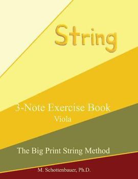 Paperback 3-Note Exercise Book: Viola Book