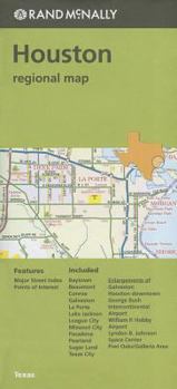 Paperback Folded Map Houston TX Regional Book