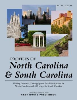 Paperback Profiles of North Carolina & South Carolina, 2010 Book