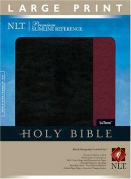 Imitation Leather Premium Slimline Reference Bible-NLT-Large Print [Large Print] Book