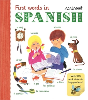 Paperback First Words in Spanish Book
