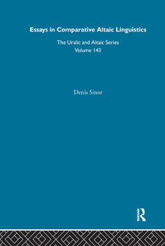 Hardcover Essays in Comparative Altaic Linguistics Book