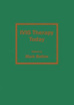 Paperback Ivig Therapy Today Book