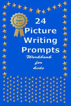 Paperback 24 Picture Writing Prompts work book for kids Book