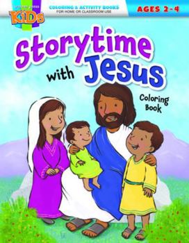 Paperback Storytime with Jesus Coloring Book: Coloring & Activity Book (Ages 2-4) Book