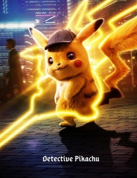 Pokémon Detective Pikachu: Blank Lined Superhero Gift Journal/Diary/Notebook for Kids and Comics & Adventure Fans