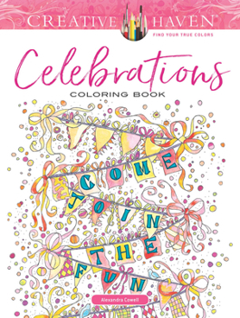 Paperback Creative Haven Celebrations Coloring Book