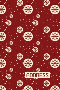 Address.: Address Book. (Christmas Edition Vol. 9) Glossy And Soft Cover, Large Print, Font, 6" x 9" For Contacts, Addresses, Phone Numbers, Emails, Birthday And More.