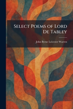 Select Poems of Lord De Tabley