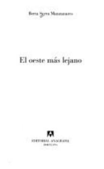 Paperback El Oeste Mas Lejano [Spanish] Book