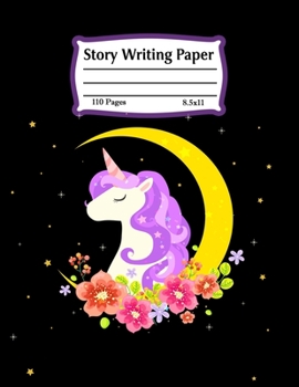 Paperback story writing paper: Grades K-2 and k-3: Primary Composition Half Page Lined Paper with Drawing Space (8.5 x 11 Notebook), Learn To Write a Book