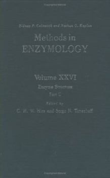 Hardcover Enzyme Structure, Part C (Volume 26) (Methods in Enzymology, Volume 26) Book