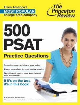Paperback 500 PSAT Practice Questions Book