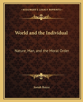 Paperback World and the Individual: Nature, Man, and the Moral Order Book