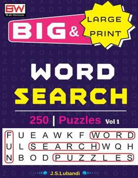 Paperback BIG & Large Print WORD SEARCH Puzzles [Large Print] Book