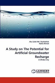 Paperback A Study on The Potential for Artificial Groundwater Recharge Book