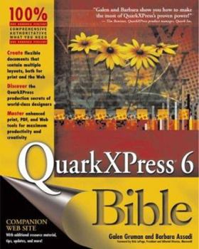 Paperback QuarkXPress 6 Bible Book
