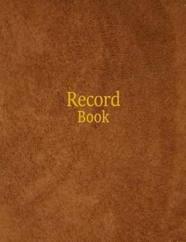 Paperback Record Book: 2 Column Ledger Book