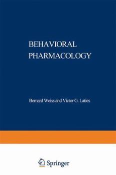 Paperback Behavioral Pharmacology: The Current Status Book