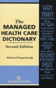 Paperback Managed Health Care Dictionary Book