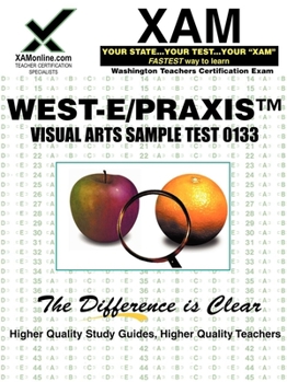 Paperback West-E/Praxis II Visual Arts Sample Test 0133 Book
